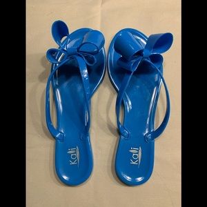 COPY - Kali Neon Blue sandals